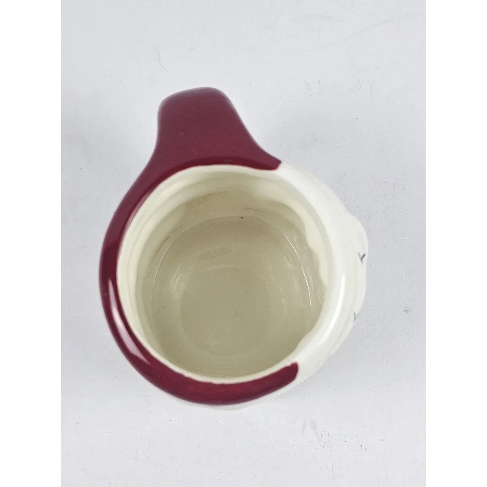 Pottery Barn Winking Santa Claus Figural Ceramic Mug Microwave Dishwasher Safe